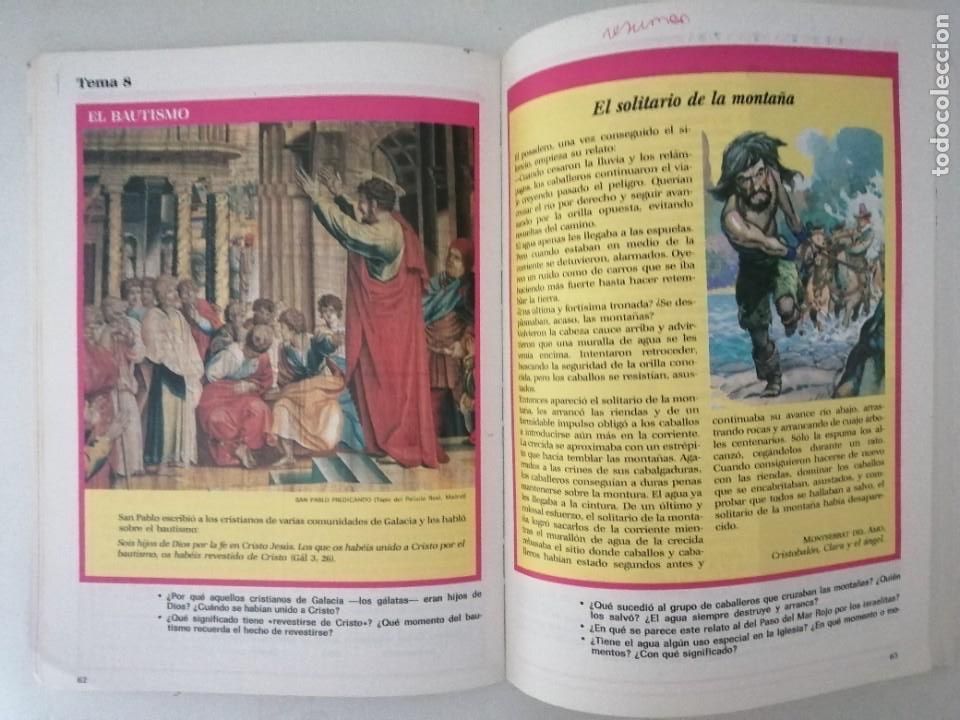 Libros de segunda mano: LIBRO DE TEXTO E. G. B. RELIGI&Oacute;N 8&ordm; EDITORIAL SANTILLANA - Foto 2