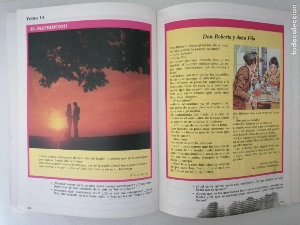 Libros de segunda mano: LIBRO DE TEXTO E. G. B. RELIGI&Oacute;N 8&ordm; EDITORIAL SANTILLANA - Foto 3