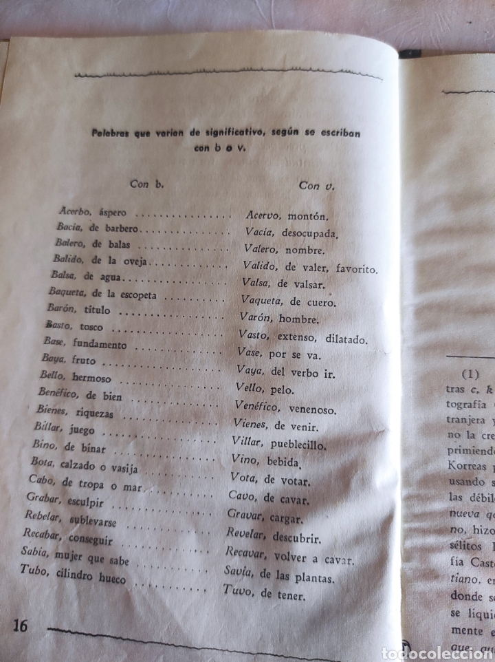 Libros de segunda mano: Ortograf&iacute;a ( segundo grado ) Ezequiel Solana 1939 - Foto 3