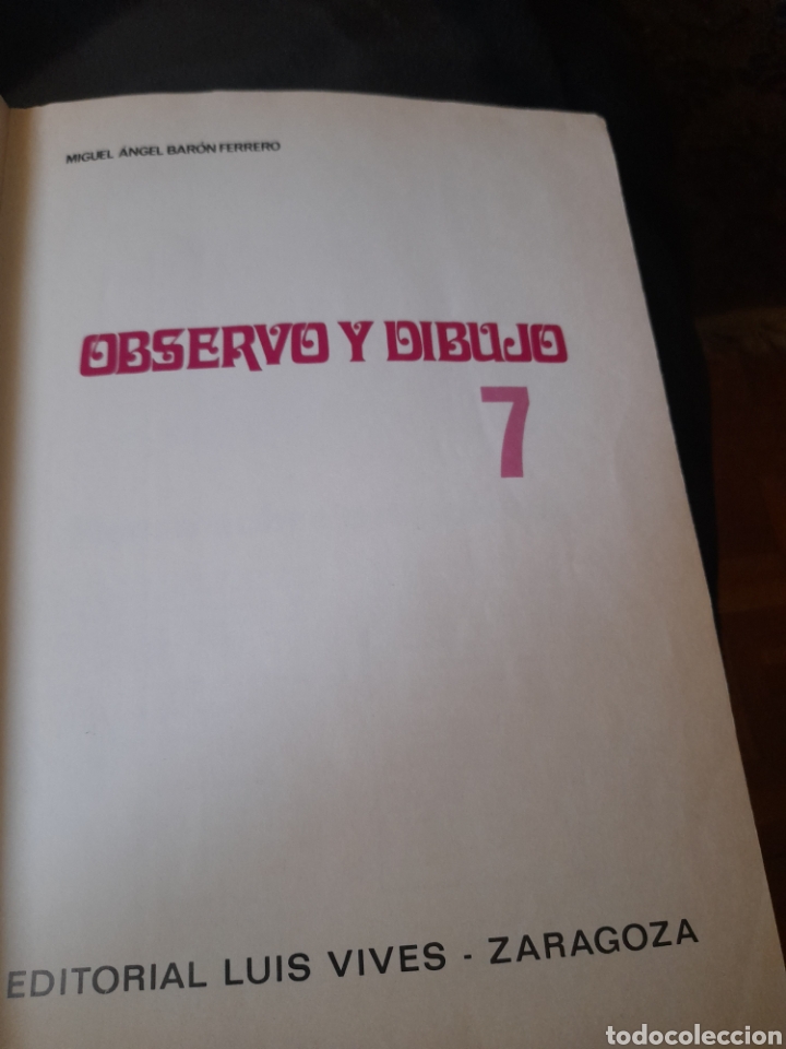 Libros de segunda mano: Observo y dibujo, Edelvives 7 de EGB de 1981 - Foto 3