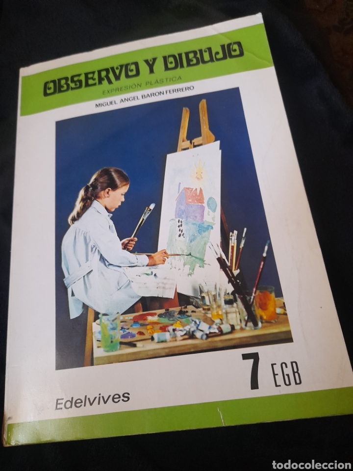 Libros de segunda mano: Observo y dibujo, Edelvives 7 de EGB de 1981 - Foto 1