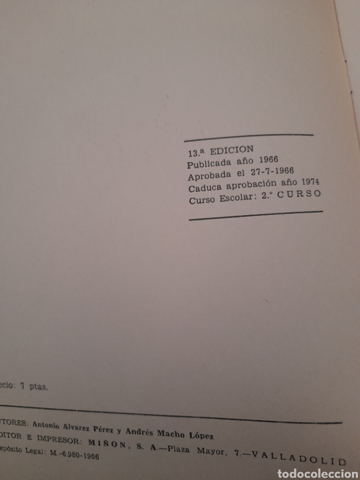 Libros de segunda mano: Matem&aacute;ticas 1 y 2 de &Aacute;lvarez de 1966 - Foto 6