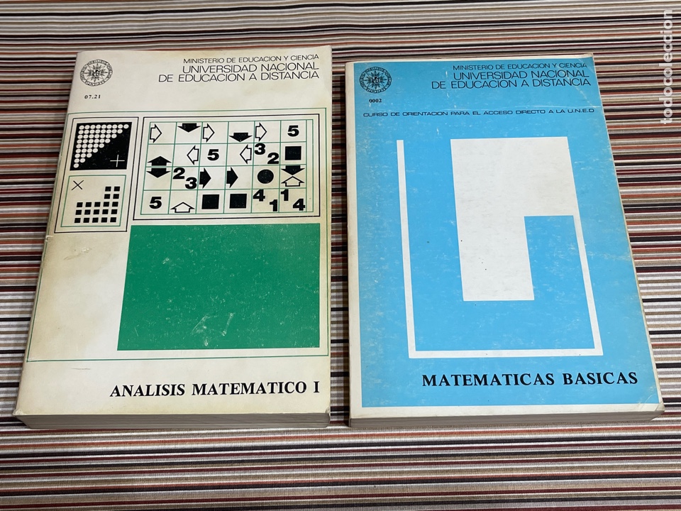 Libros de segunda mano: Matem&aacute;ticas b&aacute;sicas + an&aacute;lisis matem&aacute;tico I UNED 1982 - Foto 1