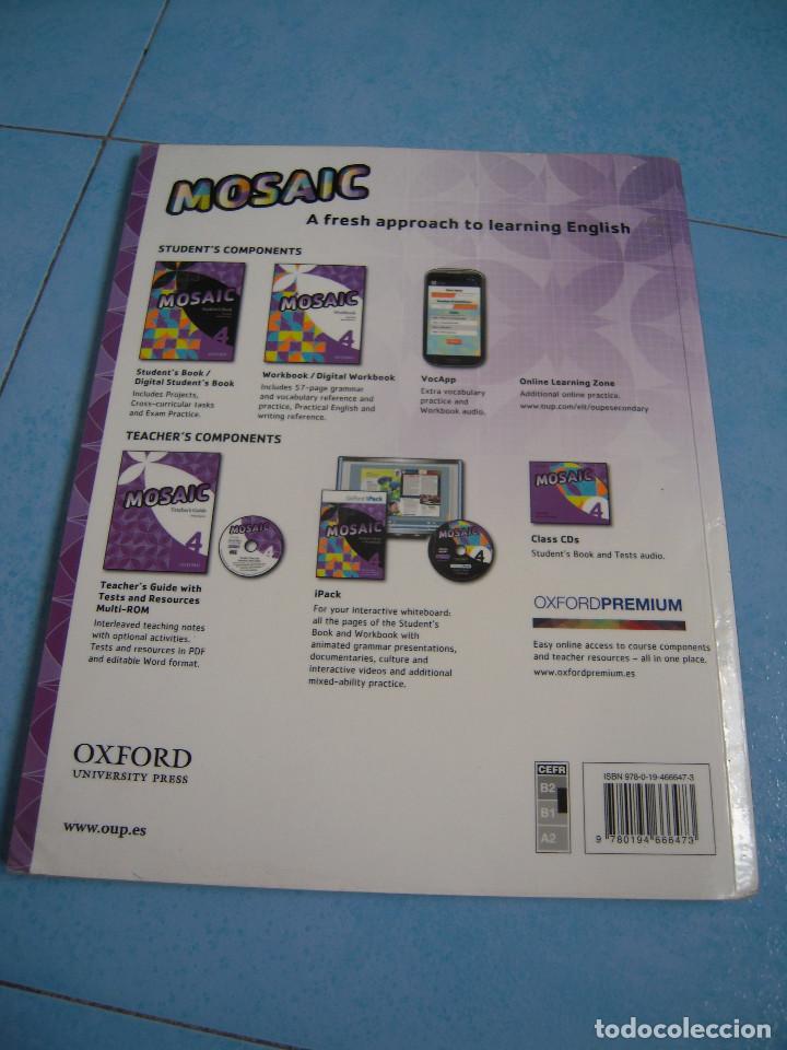 Libros de segunda mano: Mosaic Students Book 4&ordm; ESO Oxford - Foto 2