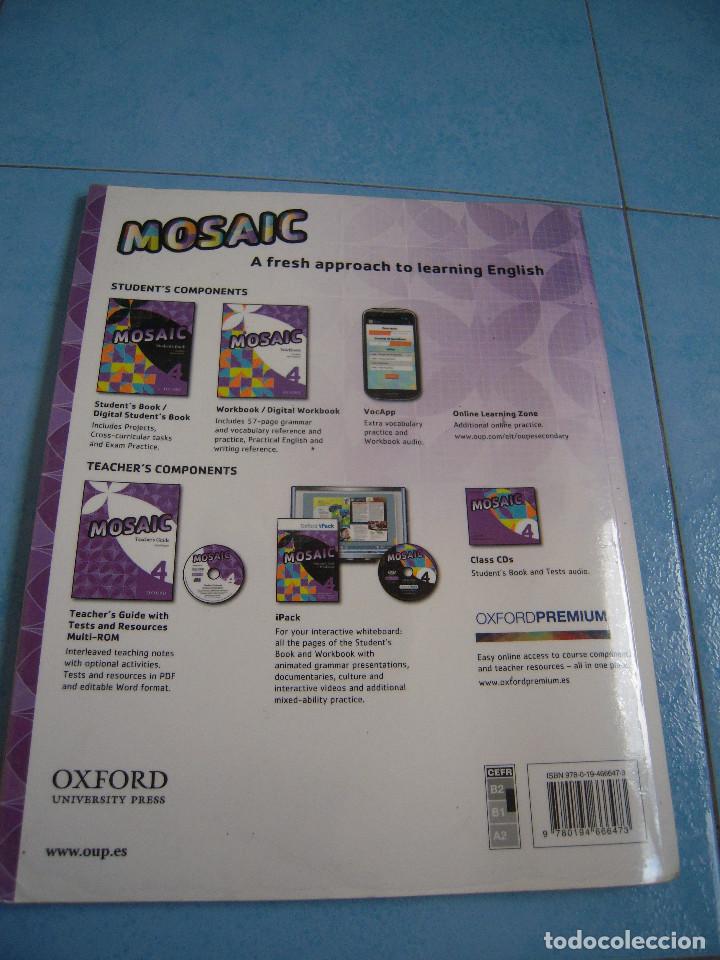Libros de segunda mano: Mosaic Students Book Oxford 4&ordm; ESO - Foto 2