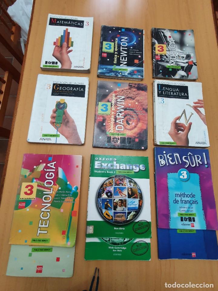 Libros de segunda mano: Lote 1248. 9 Libros de 3&ordm; de Secundaria - Foto 1