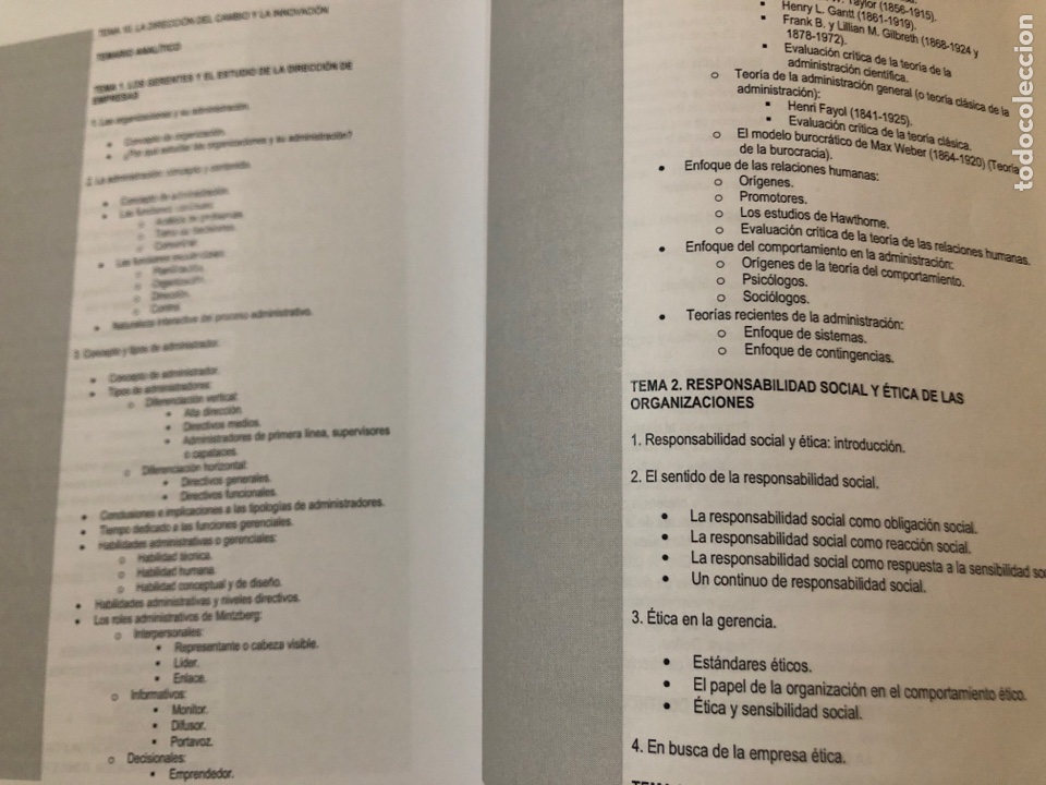 Libros de segunda mano: Direcci&oacute;n y Administraci&oacute;n de Empresas. Teor&iacute;a - Foto 2