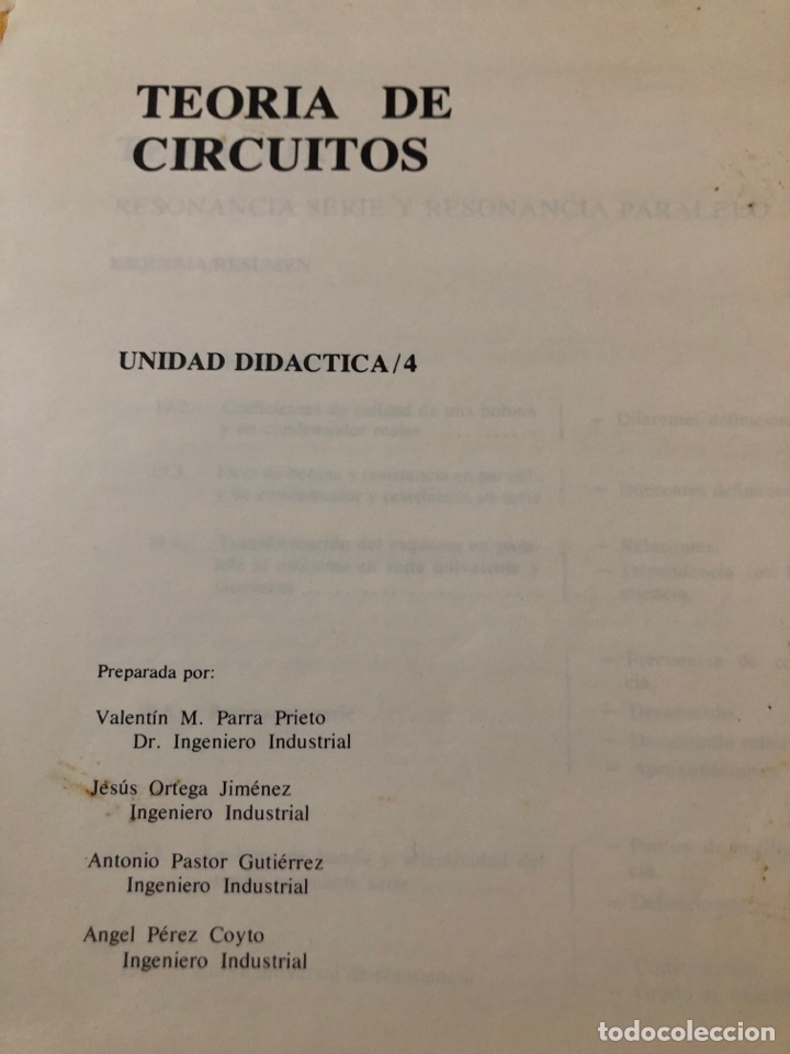 Libros de segunda mano: Teor&iacute;a de circuitos. Dos vol&uacute;menes - Foto 3