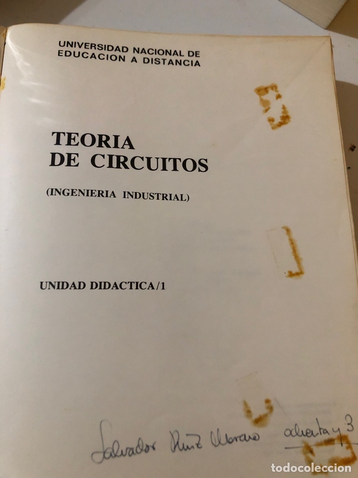 Libros de segunda mano: Teor&iacute;a de circuitos. Dos vol&uacute;menes - Foto 4