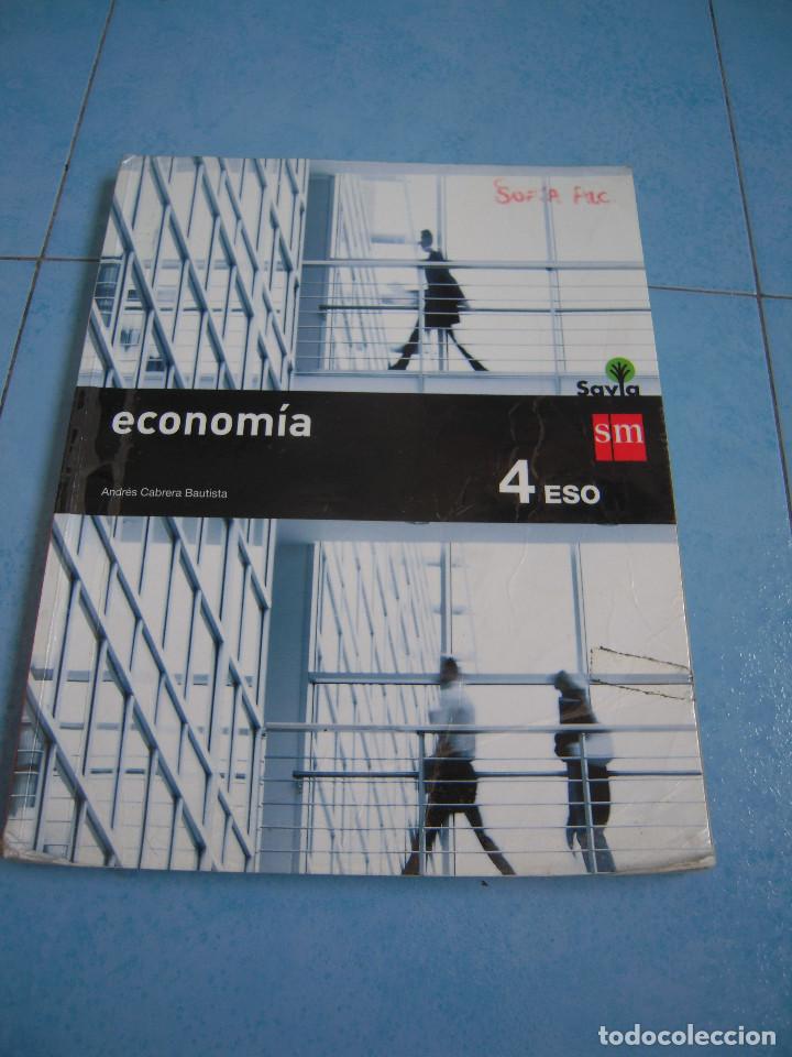 Libros de segunda mano: Econom&iacute;a 4&ordm; ESO SM Savia - Foto 1