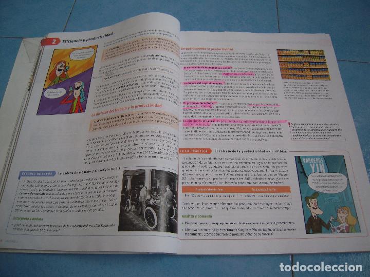 Libros de segunda mano: Econom&iacute;a 4&ordm; ESO SM Savia - Foto 5