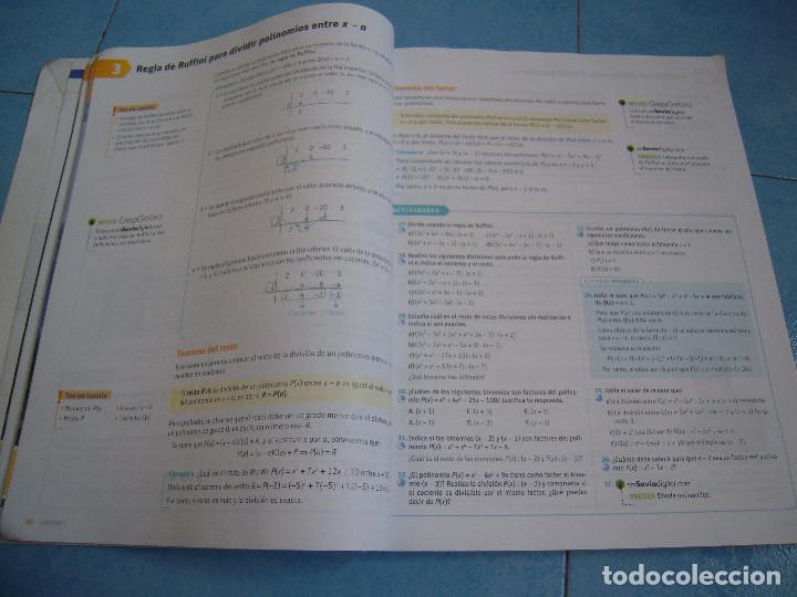 Libros de segunda mano: Matem&aacute;ticas Acad&eacute;micas 4&ordm; ESO SM Savia - Foto 3