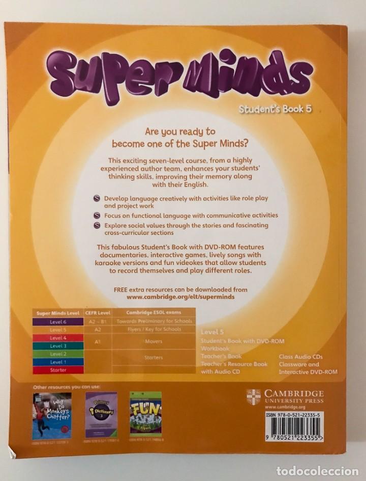 Libros de segunda mano: SUPER MINDS - STUDENTS BOOK, WORKBOOK Y PRACTICE BOOK - 5&ordm; DE PRIMARIA - CAMBRIDGE - Foto 2