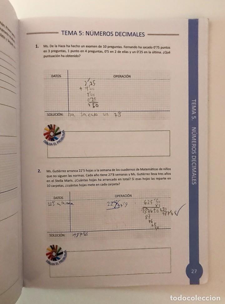 Libros de segunda mano: MATEMATICAS - 5&ordm; DE PRIMARIA - DIDASKALOS - Foto 7