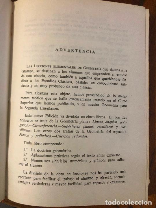 Libros de segunda mano: Geometr&iacute;a - Segundo grado - ediciones bru&ntilde;o - 1962 - Foto 6