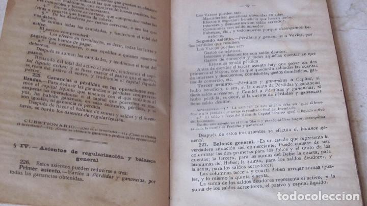 Libros de segunda mano: CURSO ELEMENTAL DE TENEDURIA DE LIBROS - EDITORIAL BRU&Ntilde;O 1942 - Foto 4