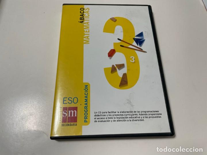 Libros de segunda mano: MATEMATICAS 3 ESO &Aacute;BACO PROGRAMACI&Oacute;N SECUNDARIA EDITORIAL SM - Foto 1