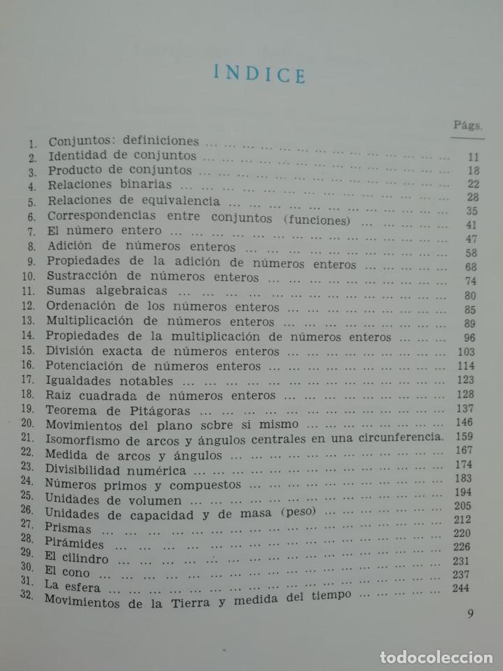Libros de segunda mano: ANTIGUO LIBRO ESCOLAR MATEMATICA MODERNA 2 - EDICIONES S.M. - 1967 - Foto 3