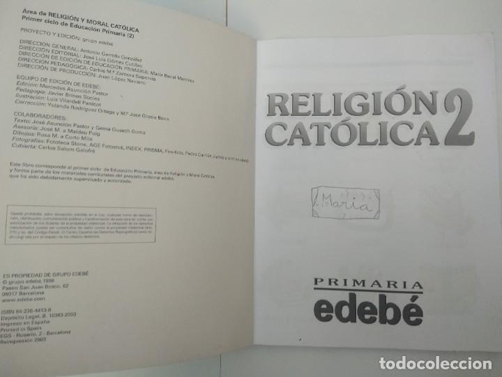 Libros de segunda mano: Libro Religion catolica 2 primaria Edebe a&ntilde;o 2003 - Foto 6