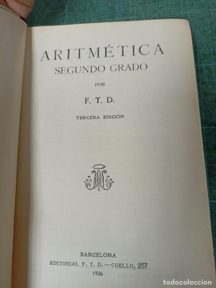 Libros de segunda mano: Aritm&eacute;tica. Segundo Grado. - Foto 2