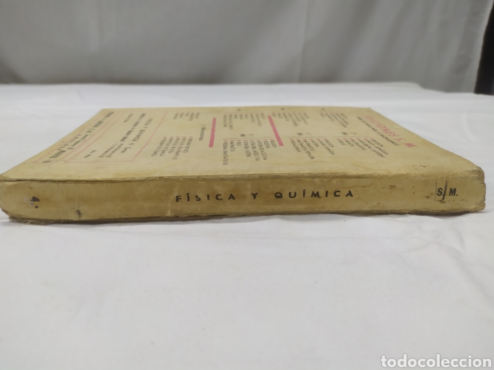 Libros de segunda mano: F&iacute;sica y qu&iacute;mica, cuarto curso. Ediciones SM, 1965 - Foto 2
