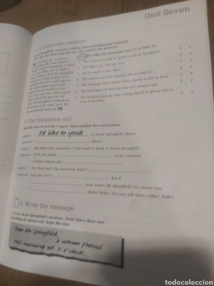 Libros de segunda mano: Ingl&eacute;s kernel theree workbook Alan c mclesn. Ribert o.Neill - Foto 4