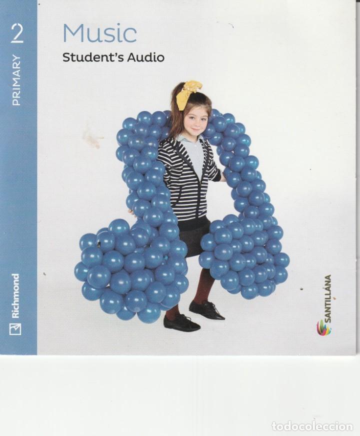 Libros de segunda mano: Complemento al libro de texto CD de Musica 2&ordm; PRIMARIA - Editorial Santillana - Foto 1