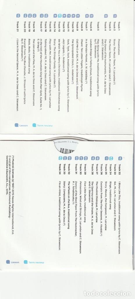 Libros de segunda mano: Complemento al libro de texto CD de Musica 2&ordm; PRIMARIA - Editorial Santillana - Foto 3