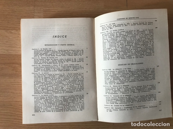Libros de segunda mano: Compendio de Derecho Civil. Manuel Albadalejo - Foto 3