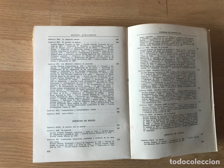 Libros de segunda mano: Compendio de Derecho Civil. Manuel Albadalejo - Foto 4