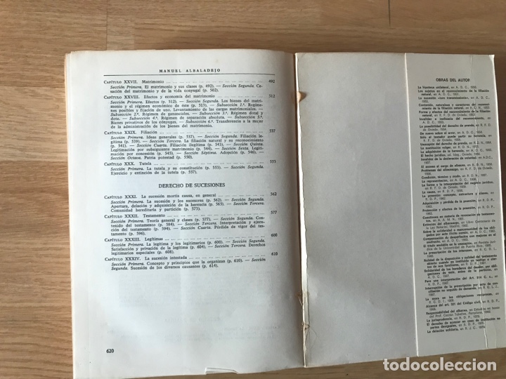 Libros de segunda mano: Compendio de Derecho Civil. Manuel Albadalejo - Foto 5
