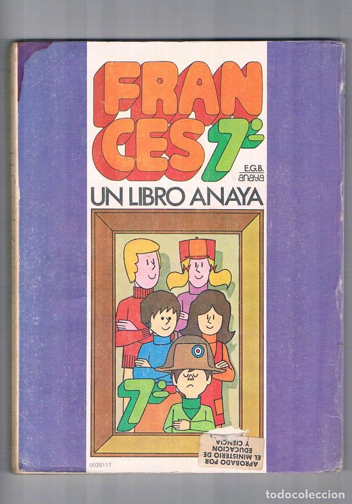 Libros de segunda mano: Libro de texto frances 7&ordm; egb anaya 1973 - Foto 2