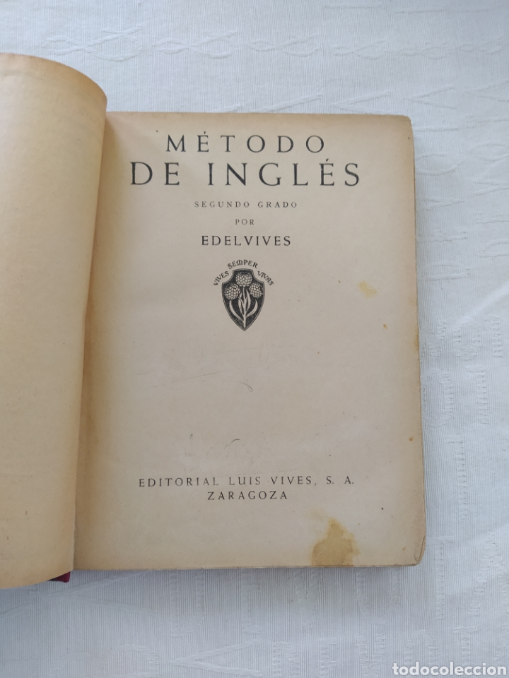 Libros de segunda mano: M&Eacute;TODO DE INGL&Eacute;S SEGUNDO GRADO. EDELVIVES. - Foto 2