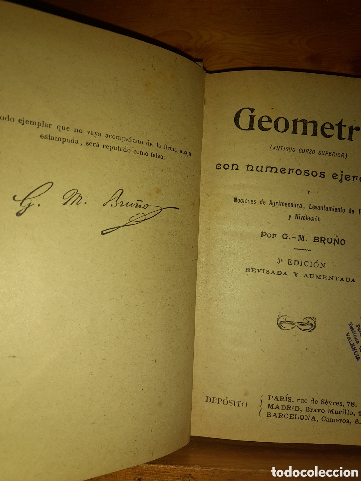 Libros de segunda mano: EDICIONES BRU&Ntilde;O GEOMETR&Iacute;A CURSO SUPERIOR LIBRERIA BRU&Ntilde;O - Foto 11