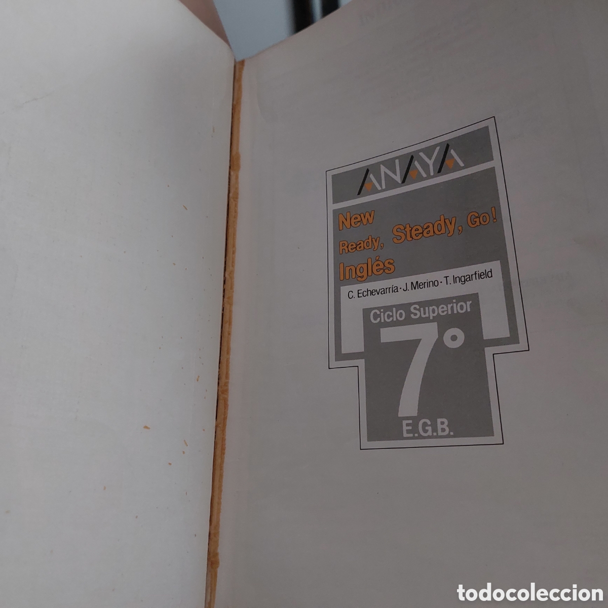 Libros de segunda mano: Libro de texto ingles anaya 7 egb a&ntilde;o 1988 - Foto 6