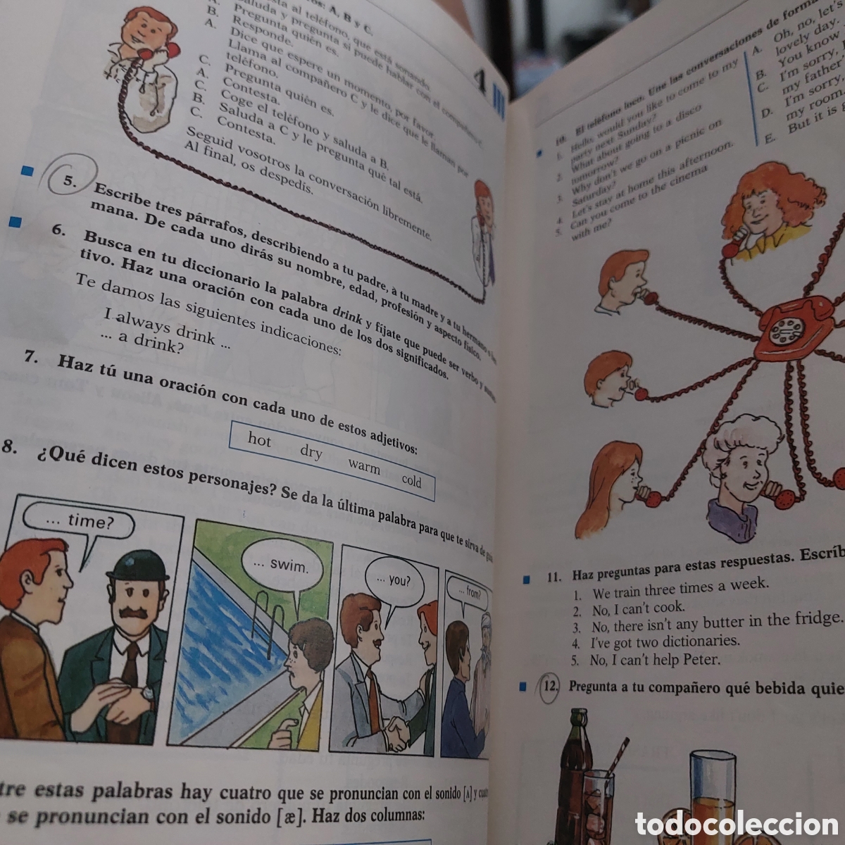 Libros de segunda mano: Libro de texto ingles anaya 7 egb a&ntilde;o 1988 - Foto 7