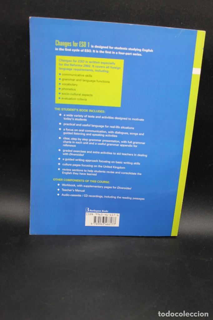 Libros de segunda mano: CHANGES FOR ESO 1 STUDENTS BOOK BEULINGTON BOOKS - Foto 3