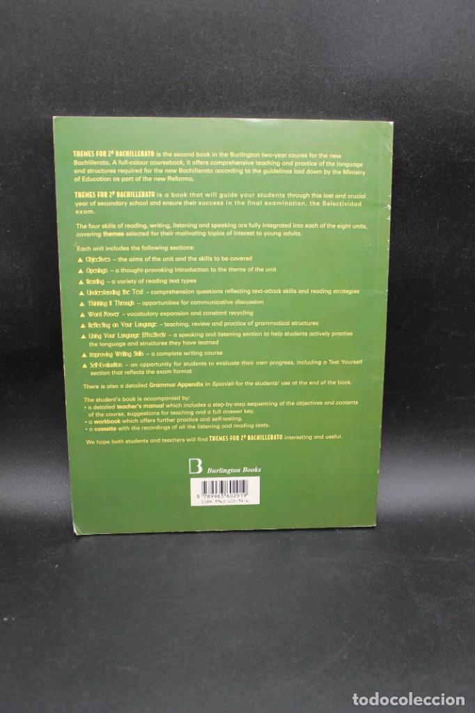 Libros de segunda mano: THEMES FOR 2&ordm; BACHILLERATO STUDENTS BOOK - Foto 3