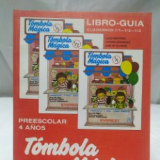Libros de segunda mano: TÓMBOLA MÁGICA, CUADERNOS 1, 2 Y 3. EVEREST, 1986. Lote 362806360