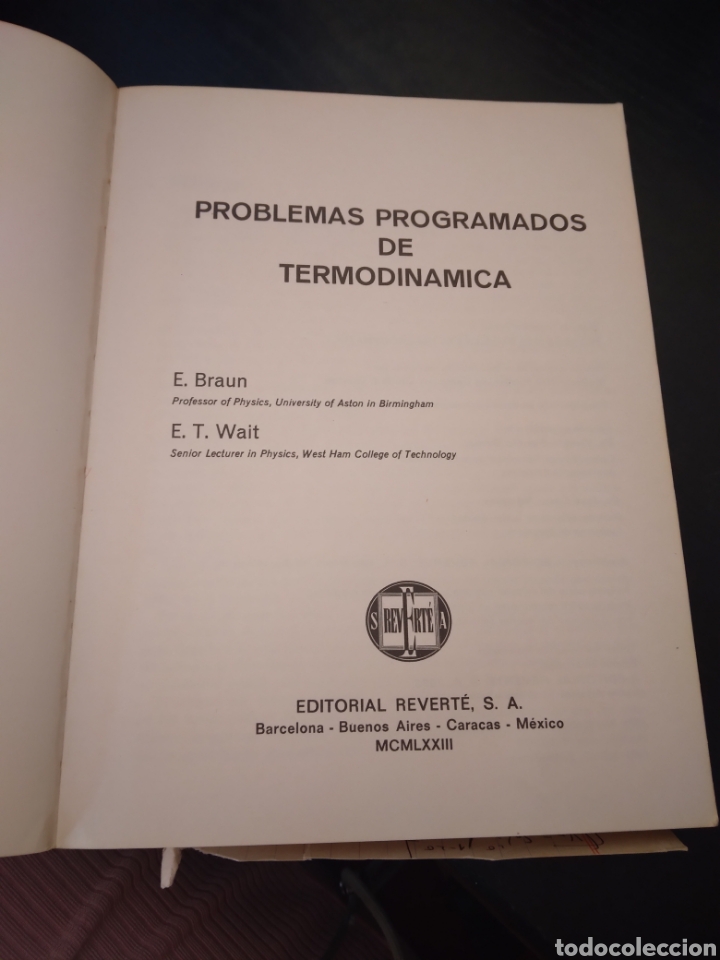 Libros de segunda mano: Problemas programados de termodin&aacute;mica - Foto 5