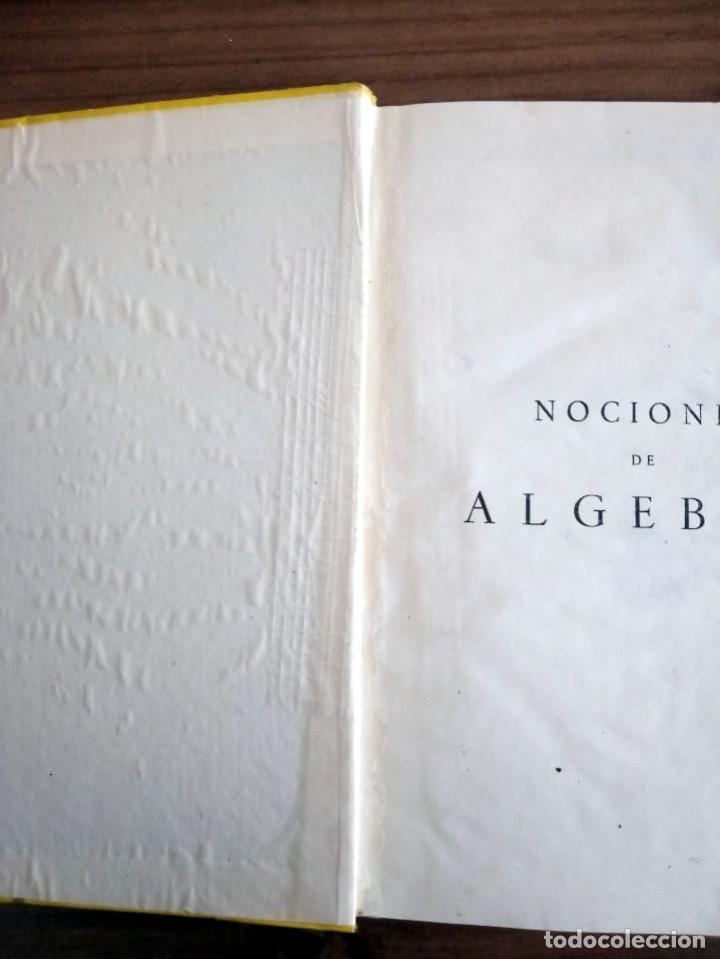Libros de segunda mano: NOCIONES DE &Aacute;LGEBRA Y TRIGONOMETR&Iacute;A. EDICIONES BRU&Ntilde;O. ED. 1958 - Foto 6