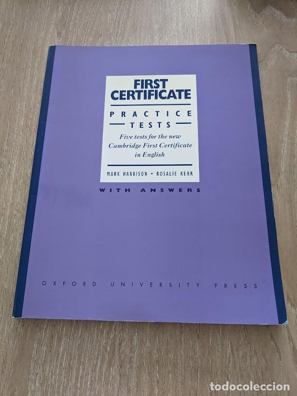 Libros de segunda mano: LIBRO DE TEXTO INGL&Eacute;S FIRST CERTIFICAT PRACTICE TESTS - Foto 1