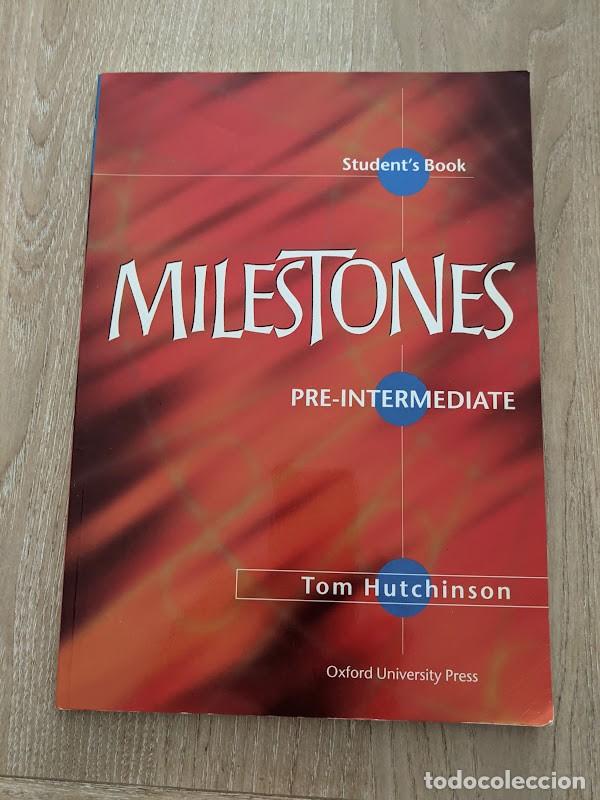 Libros de segunda mano: LIBRO DE TEXTO INGL&Eacute;S MILESTONES PRE-INTERMEDIATE