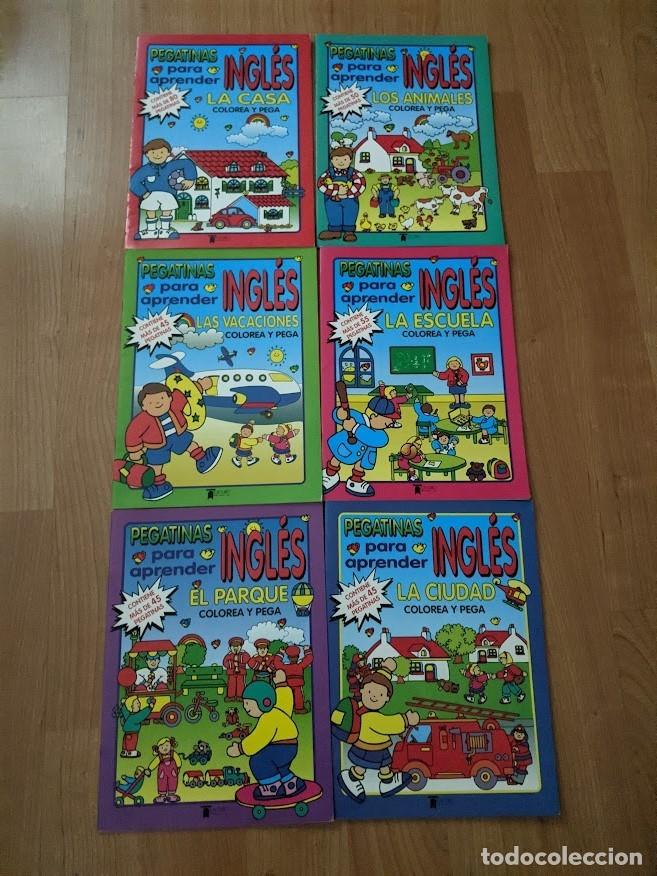 Libros de segunda mano: 6 LIBROS PEGATINAS INGL&Eacute;S (VER DESCRIPCI&Oacute;N) - Foto 7