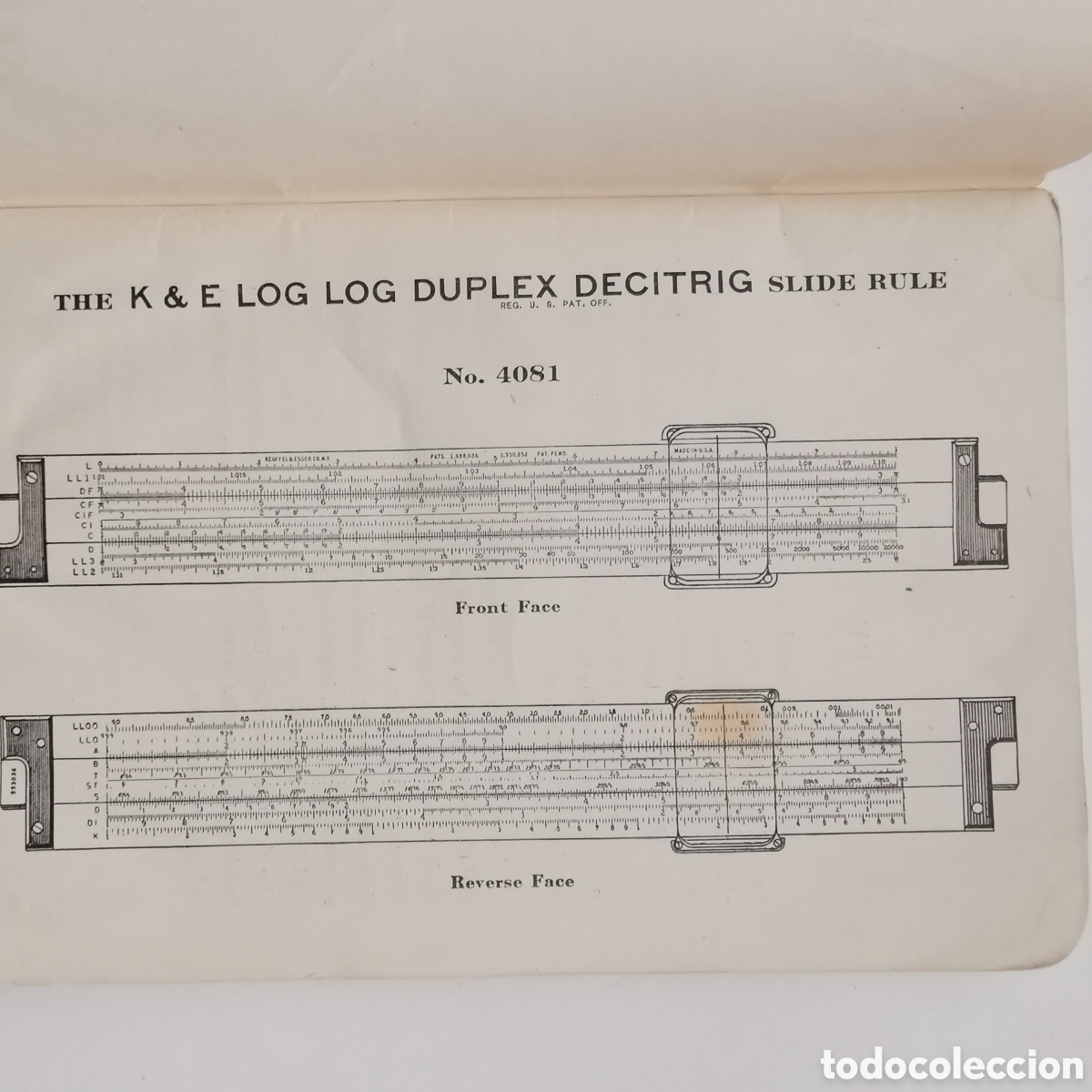 Libros de segunda mano: Libro The Log Log d&uacute;plex Decitrig. Lyman M. Kells 1943-1945 matem&aacute;ticas - Foto 6