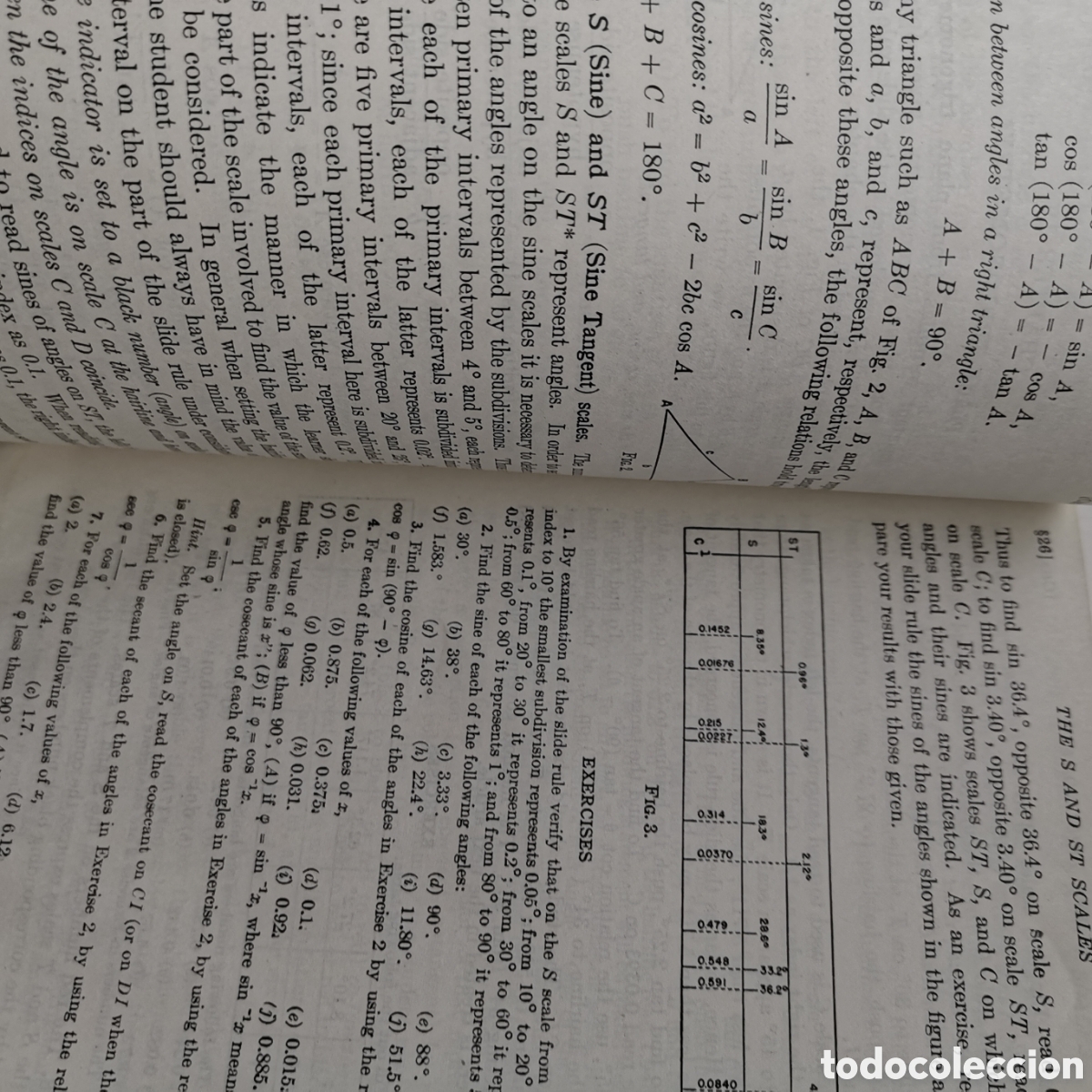 Libros de segunda mano: Libro The Log Log d&uacute;plex Decitrig. Lyman M. Kells 1943-1945 matem&aacute;ticas - Foto 7