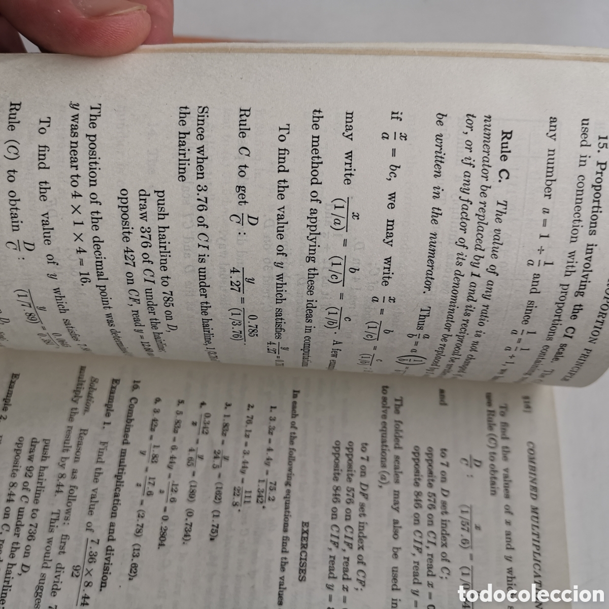 Libros de segunda mano: Libro The Log Log d&uacute;plex Decitrig. Lyman M. Kells 1943-1945 matem&aacute;ticas - Foto 8