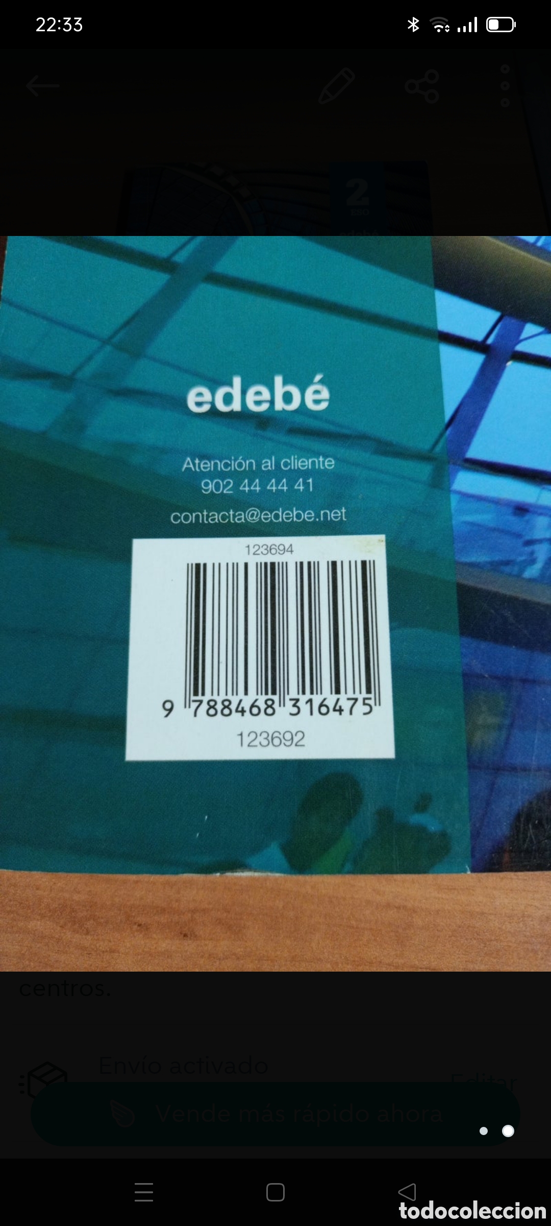 Libros de segunda mano: Matem&aacute;ticas 2 ESO edebe - Foto 2