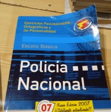 Libros de segunda mano: CC-189 LIBRO EJERCICIOS PSICOTECNICOS ORTOGRAFICOS Y DE PERSONALIDAD POLICIA NACIONAL. Lote 365383516