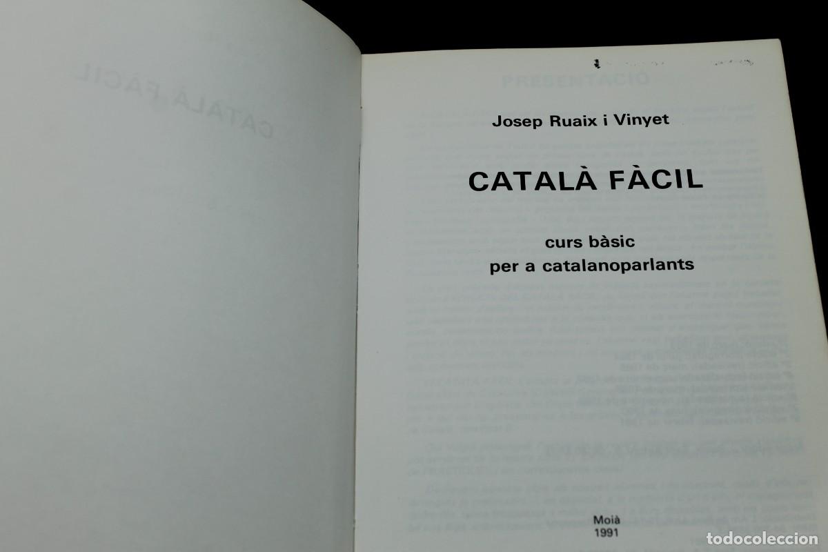 Libros de segunda mano: CATAL&Agrave; F&Agrave;CIL CURS B&Agrave;SIC PER A CATALANOPARLANTS A&Ntilde;O 1991 - Foto 3